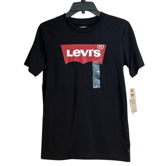 Levi’s Youth Classic Levi's Logo Crew Neck Short Sleeve Tee Size Large NWT - Picture 1 of 6